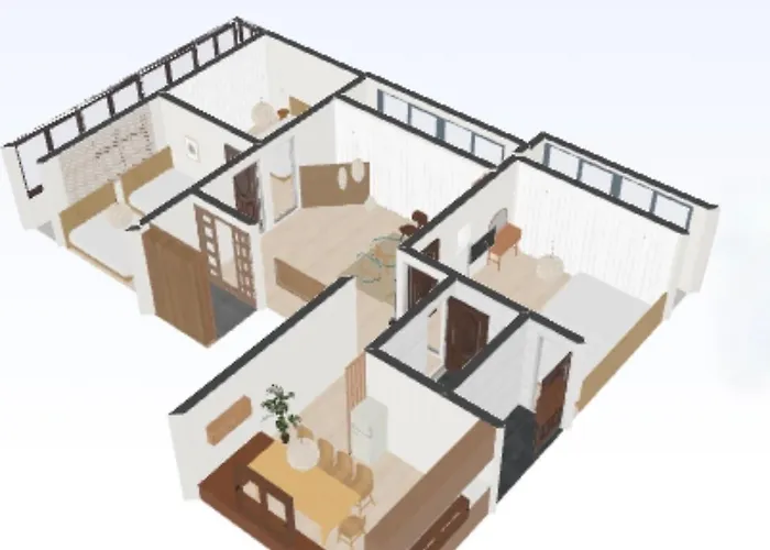 Joseon Calm, 1 Min To Station Near Hongdae, 3br, 5beds, 2baths Appartement *